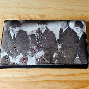 Vintage Beatles clutch wallet